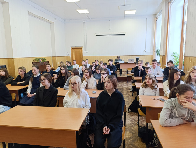 14 февраля в лицее прошёл урок памяти "А память сердце бережёт".